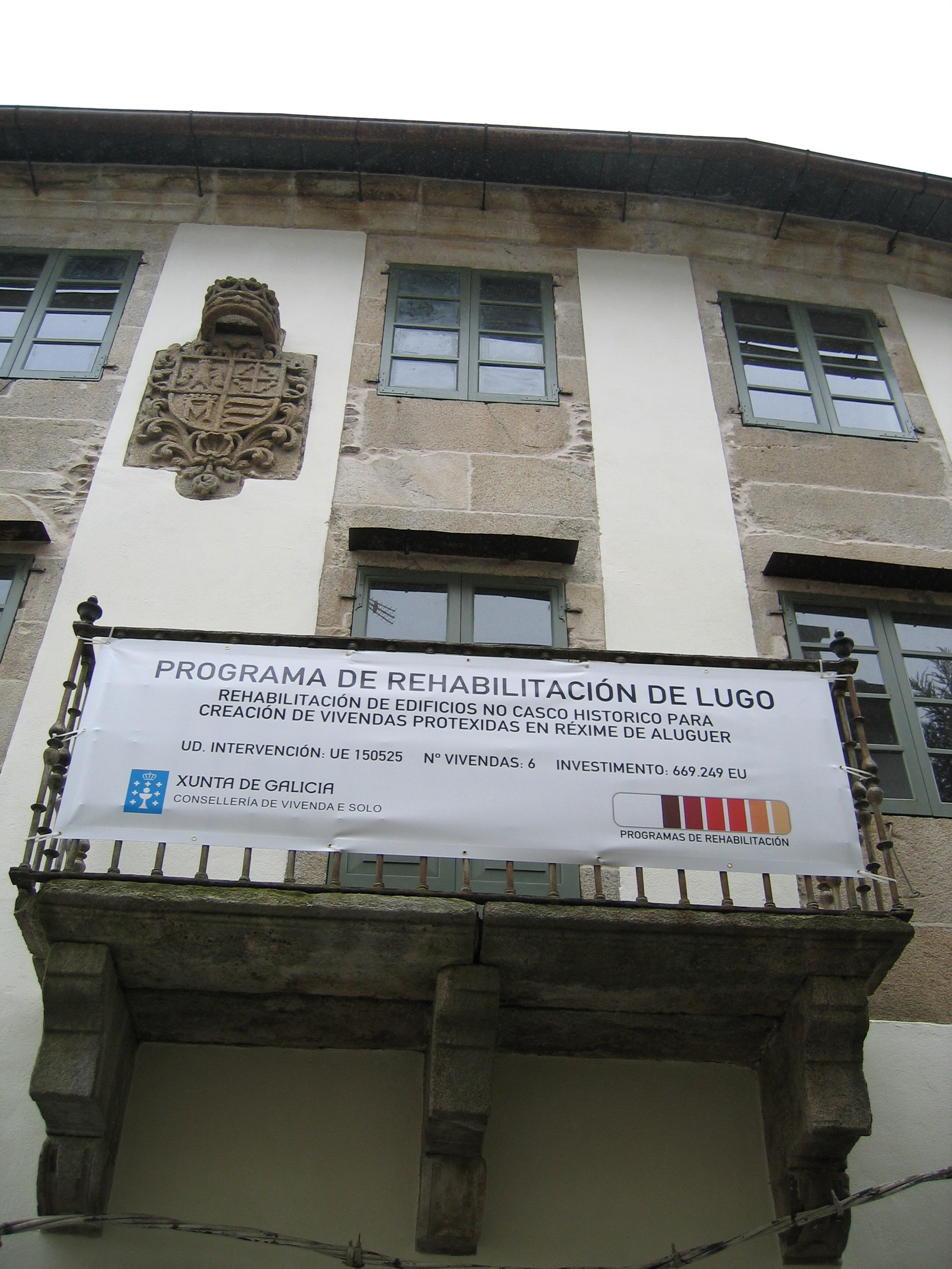 Imaxe da rehabilitación do Barrio da Tineria en Lugo. 7