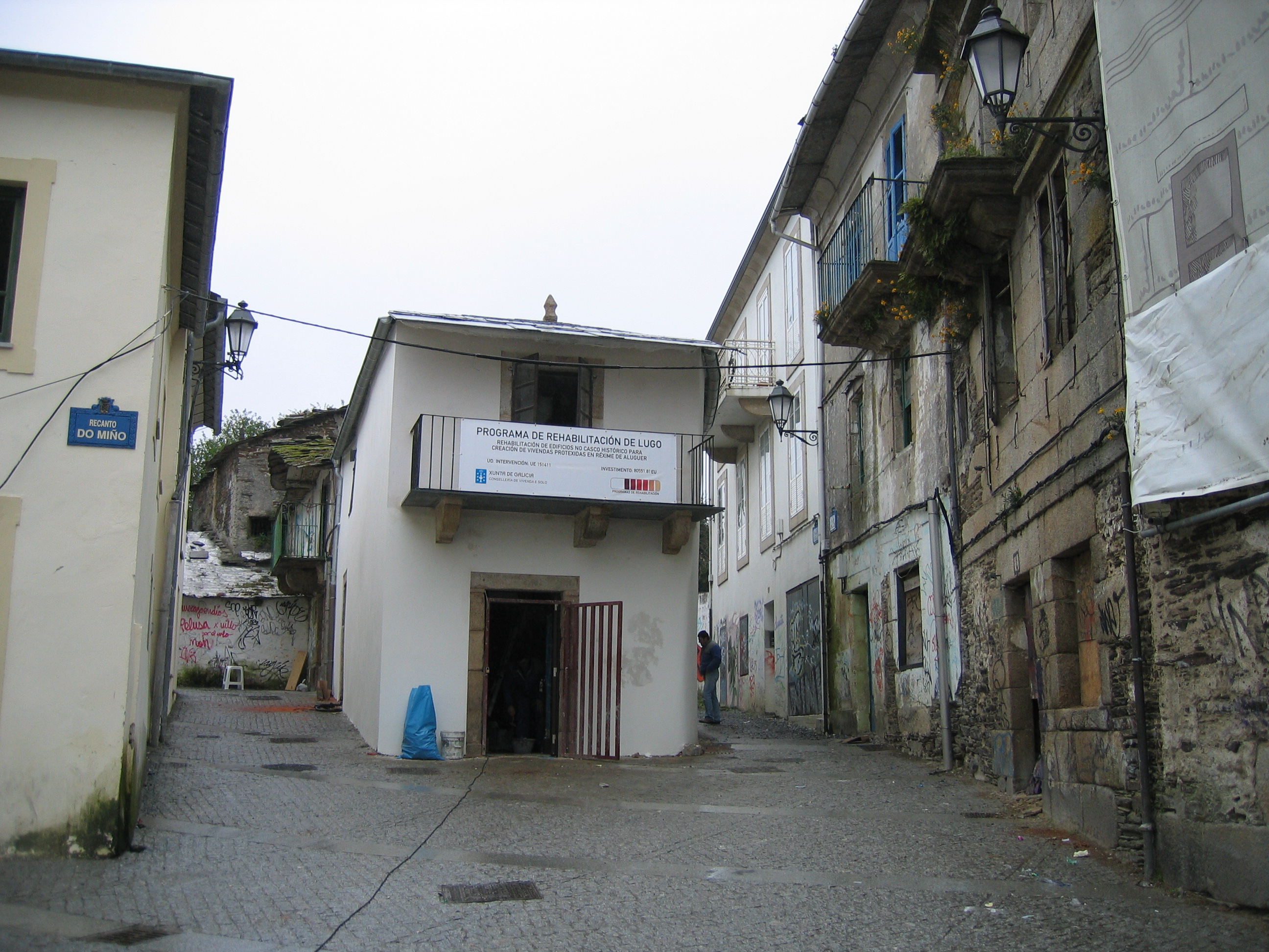 Imaxe da rehabilitación do Barrio da Tineria en Lugo. 9